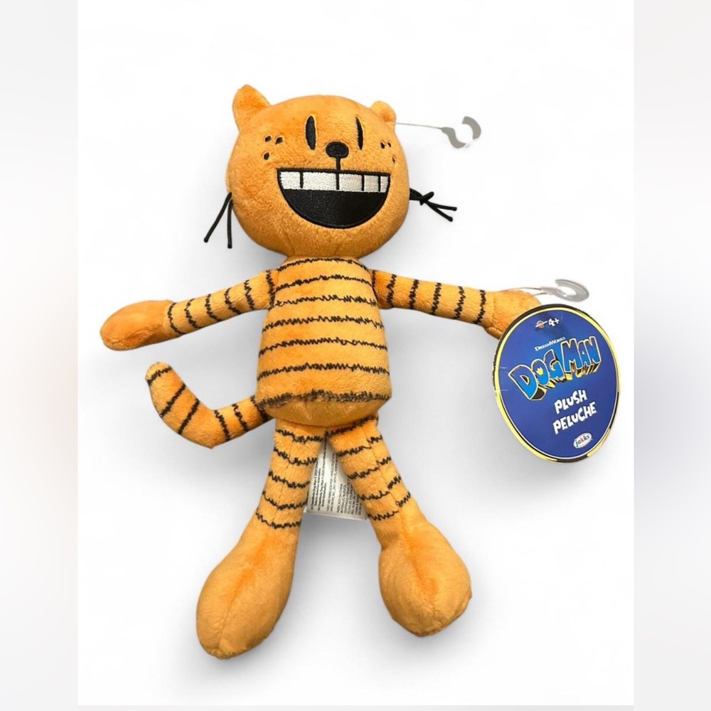 Petey the Cat plush, a character from Dav Pilkey's